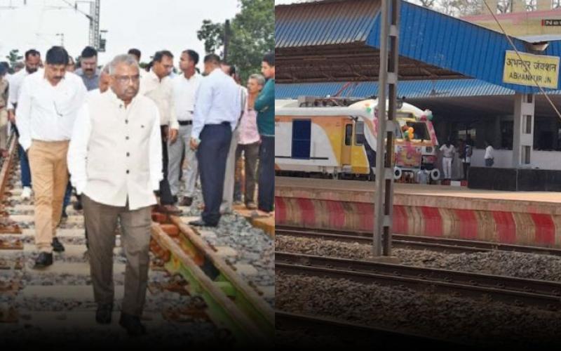 Abhanpur-Rajim can run in July passenger train, new broadgage ho Chuka Try Chhattisgarh News hindi news latest news khabargali 