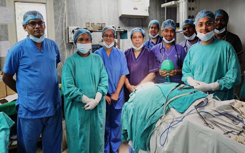 The instrument penetrated 7 cm into the face, ENT doctors performed a complex operation and brought the injured child out of danger Chhattisgarh Newa hindi news latest News big news khabargali 