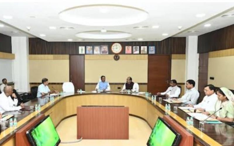 Chief Minister Vishnu Deb Say Cabinet meeting concluded, establishment of International Cricket Academy in Nava Raipur Raipur news Chhattisgarh news khabargali 