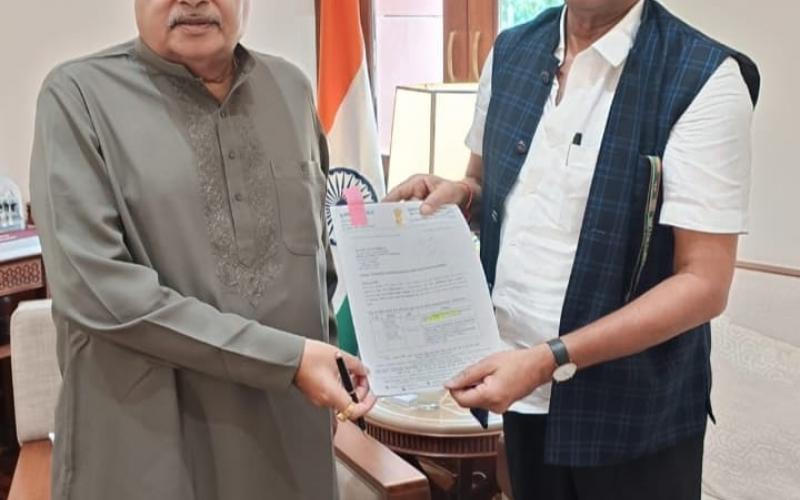Kumhari Toll Plaza will be closed from June 2026, Raipur, Union Road Transport and Highways Minister Shri Nitin Gadkari, Lok Sabha constituency MP and senior Bharatiya Janata Party leader Shri Brijmohan Agarwal, New Delhi, Raipur, Khabargali)
