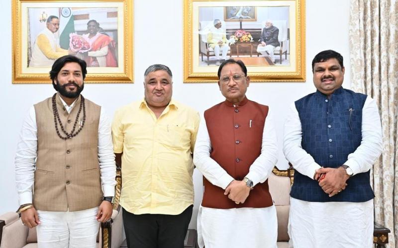 Rooms allotted to the three new ministers of Sai government, Gajendra's room on the third floor, Khuswant's on the first floor and Rajesh's on the fourth floor Chhattisgarh News hindi news Raipur news khabargali 