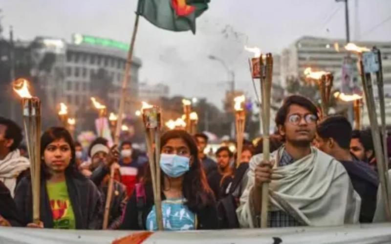 Tribal student raped, protesters fired upon, 4 killed hindi News Big News bangladesh hindi News khabargali 
