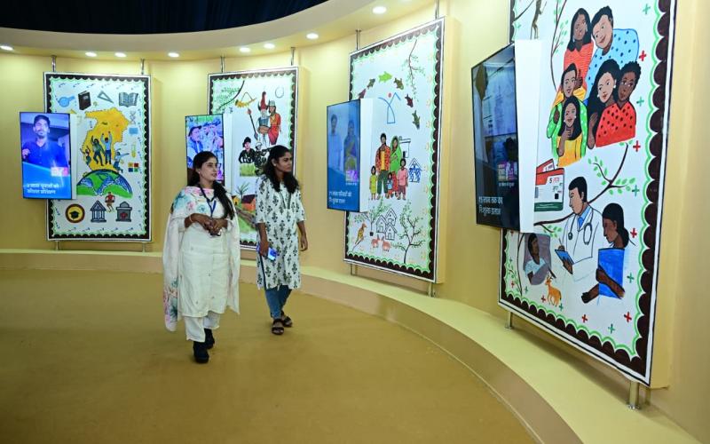 Chhattisgarh's 25 years of development journey is visible in the digital exhibition, Khabargali