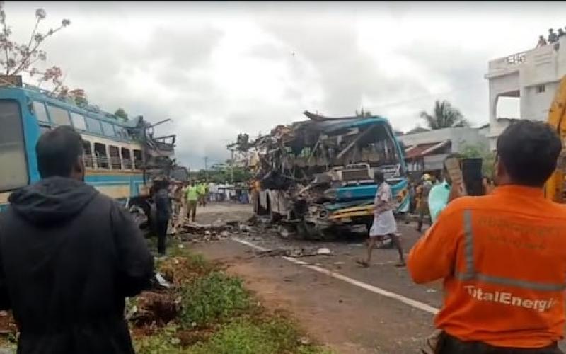 6 passengers killed, over 30 injured in a head-on collision between two buses in Tamil Nadu hindi News latest news khabargali 