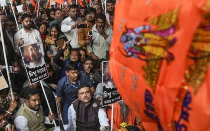 Kolkata erupts over the murder of a Hindu in Bangladesh; 10,000 people will surround the Deputy High Commission. Hindi News latest News khabargali 