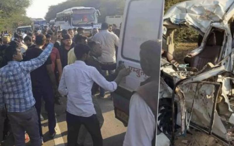 Tragic accident on National Highway-52, 7 women of the same family died together.