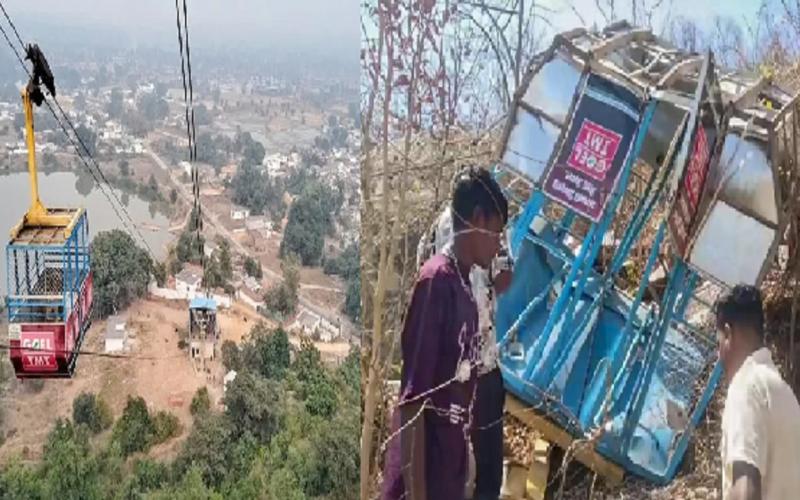 Second death in ropeway accident, farmer dies during treatment, 5 others injured in critical condition hindi news big news khabargali 