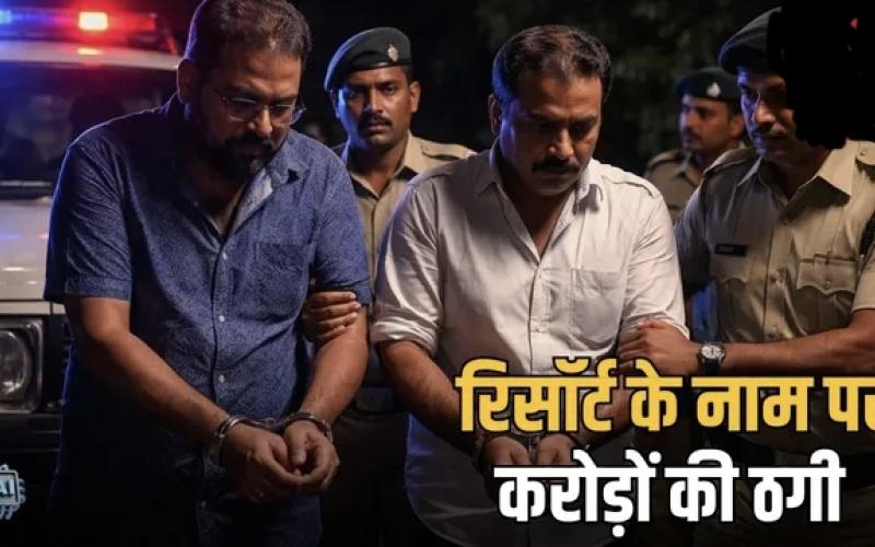 Fraud of Rs 3.15 crore in the name of resort in Kanha Kisli, two accused arrested from Raipur on court orders, Pani Consultant, Deependra Pani and Kusmakar Bhosale, businessman Vikas Chandel, Bilaspur, Chhattisgarh, Khabargali