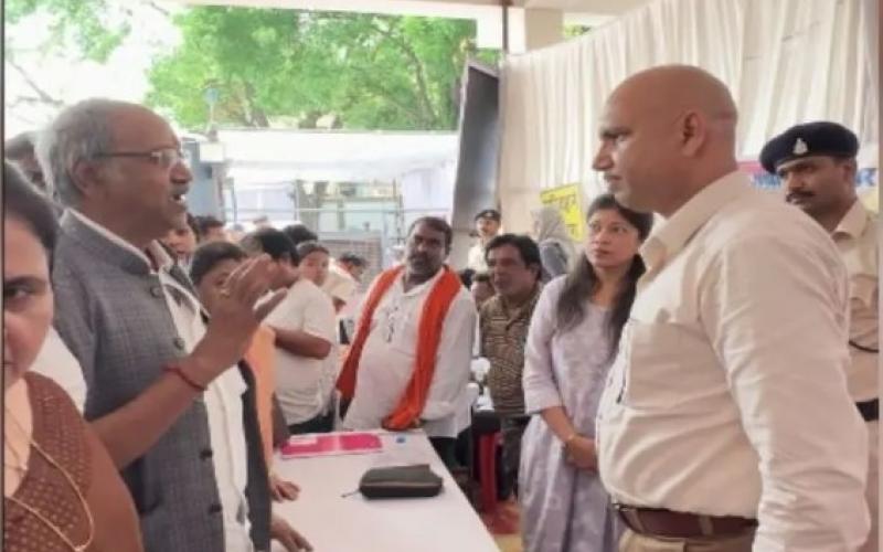 MP Brijmohan Agrawal's tough stance: "If I know, why don't the police and excise department?", publicly reprimanding officials for illegal liquor sales in Raipur, Raipur, Chhattisgarh, Khabargali