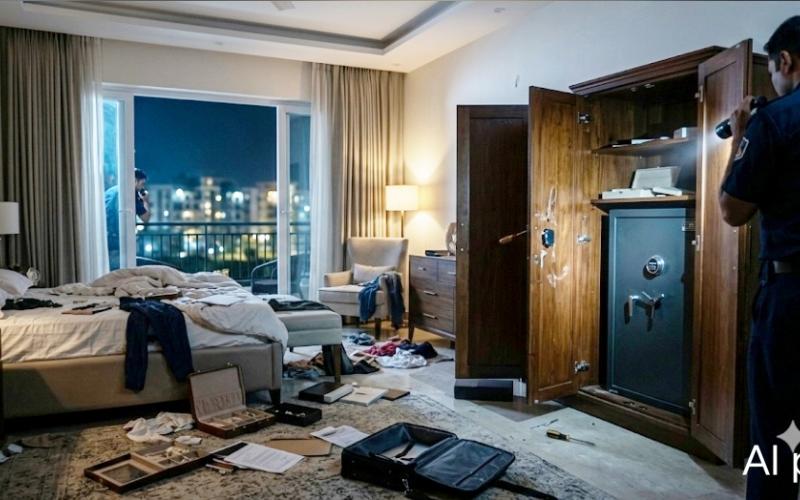 12 days of masterplanning and 7 million rupees stolen! The inside story of Raipur's most sensational theft, which occurred on Sunday at a businessman's home in Ashoka Icon Phase 1, Khabargali 