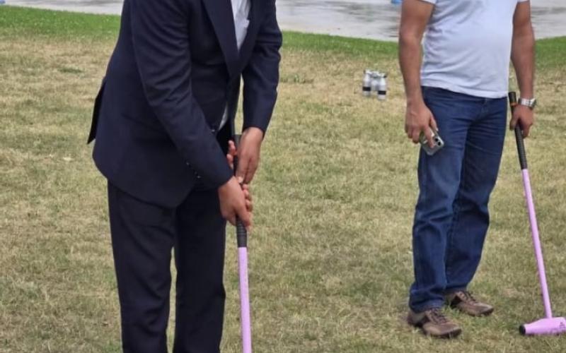 MP Amarjeet Gill Officially Launches Woodball in Canada,,A Thrilling New Chapter for Outdoor Sports at Caledon East Park,Woodball Association of Canada, including Vice President Anurag Srivastava, President Jagdeep Sancha, Treasurer Rohit Lath, and General Secretary Muzamil Ahmed, Khabargali 
