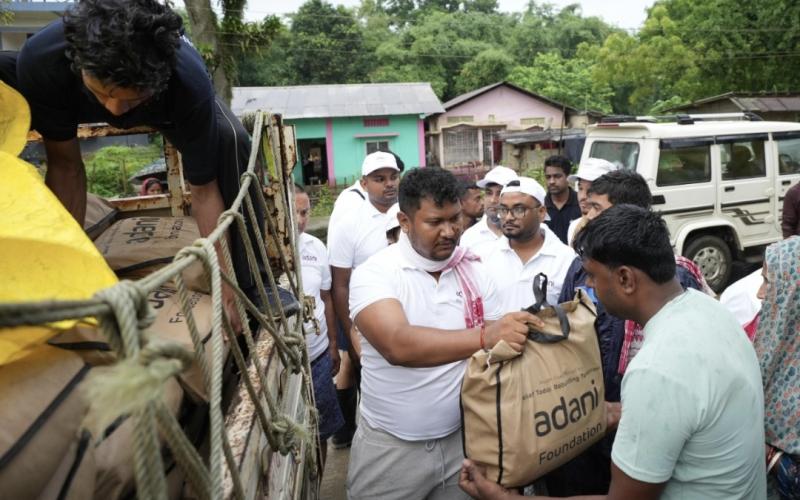 Gautam Adani contributes ₹11 crore to the Chief Minister's Relief Fund, providing relief to 8,000 families.