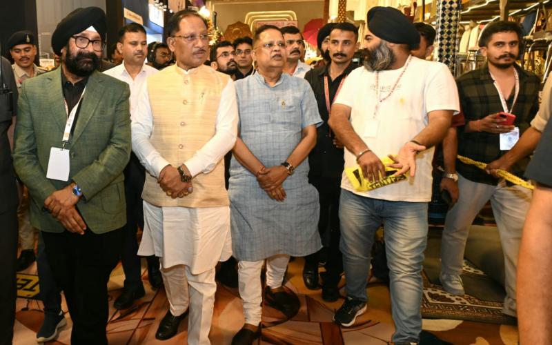 Chhattisgarh, Vishnudev Sai, CG Tent & Decor Expo 2026, Raipur News, New Industry Policy, Investment, Tent Industry, Event Industry, Industry News, Amrit Bharat Station Scheme, Employment, Business, Infrastructure, Chhattisgarh Industry, Chief Minister Vishnudev Sai, Expo 2026, State President Amarjeet Singh Dua, Mrs. Ranjit Kaur Dua, Khabargali