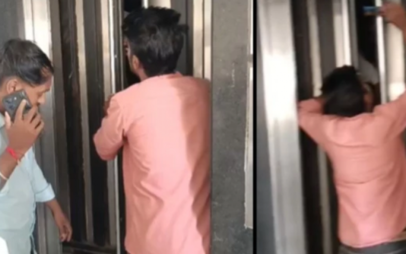 Eight officials and employees remained trapped in an Indravati Bhavan elevator for half an hour; panic ensued after the lift suddenly stopped working. latest News hindi news khabargali 