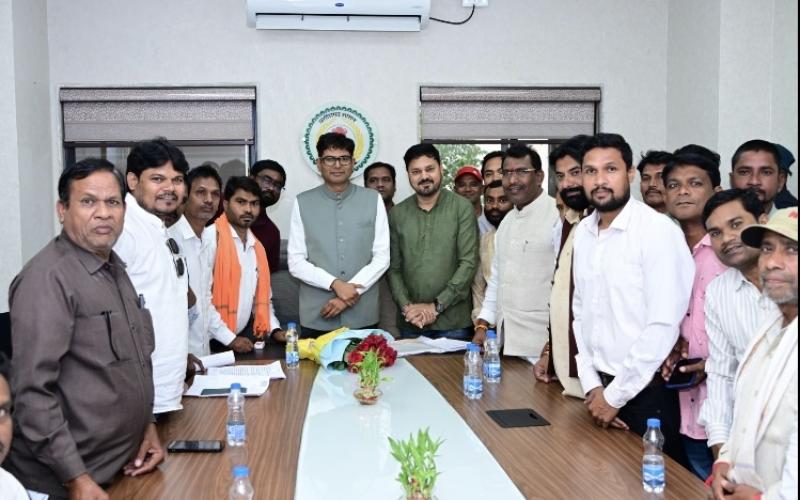 Pirda village land acquisition, RDA Kaushalya Vihar, Minister OP Choudhary, Chief Minister Vishnudev Sai, Pirda village residential project, Raipur Development Authority, Dharsiwa MLA Anuj Sharma, Chhattisgarh, Khabargali