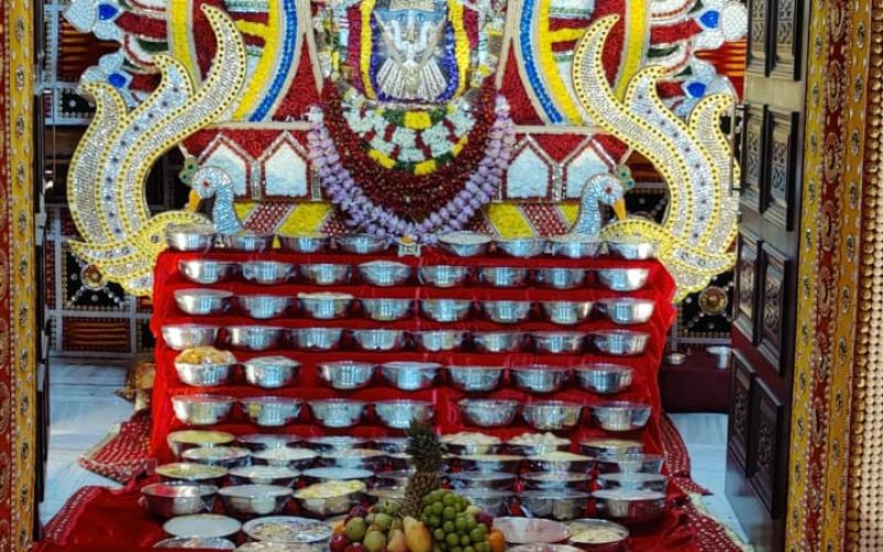 Shri Rani Sati Temple Raipur, 50th Bhadon Amavasya Festival, Bhadon Amavasya 2026, Governor Ramen Deka, Rani Sati Dadi Temple, Raipur Religious Event, Mangal Path, 2100 Women, Pankaj Joshi Bhajan Sandhya, Chhappan Bhog, Maha Aarti, Chhattisgarh, Khabargali