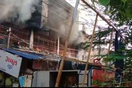 fire in Shimla shopping mall located in Shankar Nagar raipur chhattisgarh