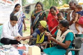  screening, treatment and medicines of villagers