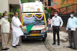 Rajendra tiwari, president, khadi gramodhyog bord, mobile van, khabargali