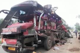 Mandir hasad road accident, labour s death, khabargali