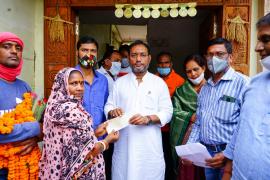Public Health Engineering and Village Industries Minister Guru Rudrakumar, Bhilai-Charoda Municipal Corporation of Durg district, voluntary donation amount, Khabargali
