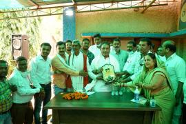 Village Industries Minister Guru Rudra Kumar, District Durg Sarpanch Union, Jhumuk Lal Sahu, Chhattisgarh, Khabargali