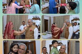Khabargali Exclusive, interesting picture, Chief Minister Bhupesh Baghel turns 61, birthday celebrated like this, CM House, Chhattisgarh, Raipur