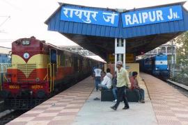Rajdhani Raipur, Train, Electrification between Raipur-Lakholi, Khabargali