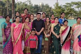 Mitanin Day, Councilor Amitesh Bhardwaj, Kali Mata Ward, respect of Mitanin sisters, Raipur, Chhattisgarh, Khabargali