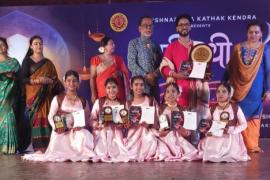 National Bhagirathi Dance Festival, Haridwar, Anhad Dhvani Sanstha, Ahana Agarwal, Aarna Chauhan, Kathak, Guru Krishnamohan Maharaj, elder son of late Birju Maharaj, Guru Yuvraj, Shipra Agarwal, Raipur, Chhattisgarh, khabargali