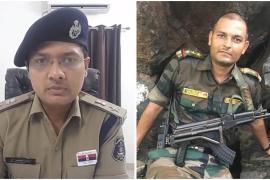 Posthumous Gallantry Medals to Martyr APC Krishnapal Singh Kushwaha along with IPS Abhishek Pallav, RI Vaibhav Mishra, SI Ashwani Sinha, SI Yashwant Shyam, ASI Usaru Ram Kurram and Inspector Uttam Kumar at Independence Day celebrations on 15th August, Chhattisgarh,khabargali