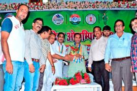 Guru Rudrakumar, Minister of Public Health Engineering and Village Industries and in-charge of Mungeli district, laid the foundation stone for installation and beautification work of legends Chhattisgarh, Khabargali