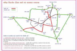 Ganesh idol immersion tableau tomorrow, police released route map, Raipur, Chhattisgarh, Khabargali