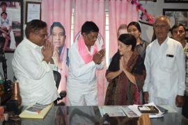 Another rebel Congress MLA Kismat Lal Nand has joined Janata Congress, Congress candidate from Saraipali will be Jogi, Chhattisgarh Assembly Elections, Khabargali