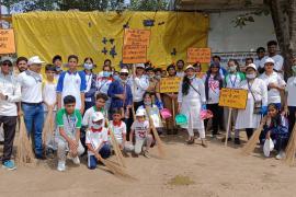 Swachhta Hi Seva Campaign, 200 employees and students of Krishna Public School Raipur participated, Executive Director Mr. Ashutosh Tripathi, Principal Mrs. Priyanka Tripathi, Chhattisgarh, Khabargali.