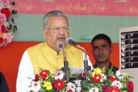 Public meeting before filing nomination in Rajnandgaon, former Chief Minister Dr. Raman Singh, Assembly Elections, Chhattisgarh, Khabargali