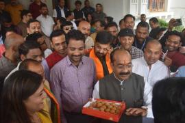 54 MLA, State Office Kushabhau Thackeray Complex, Chhattisgarh BJP, State President Arun Sao, Khabargali