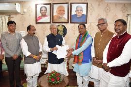 Governor Harichandan appointed Vishnudev Sai as Chief Minister and invited him to form the cabinet, Chhattisgarh, Khabargali
