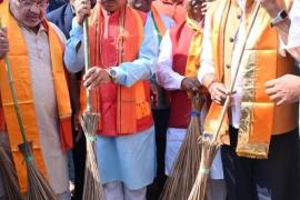 Chief Minister Shri Vishnudev Sai, Shri Ram Temple, Pooja Archana, Raipur, Chhattisgarh, Khabargali