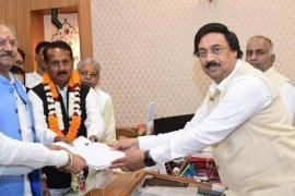 Raja Devendra Pratap Singh filed nomination for Rajya Sabha Chhattisgarh, Khabargali