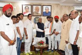 Congress submits memorandum to Governor for judicial inquiry by High Court judge into Koyalibera Naxal encounter, Chhattisgarh, Khabargali