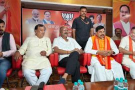 Madhya Pradesh Chief Minister Mohan Yadav, Chhattisgarh, Bharatiya Janata Party, Education Minister and BJP candidate from Raipur Lok Sabha constituency Brijmohan Agarwal, Chhattisgarh, Khabargali