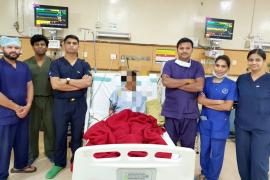 Fourth consecutive successful surgery of Ebstein anomaly in the Heart, Chest and Vascular Surgery Department of Ambedkar Hospital, Dr. Krishnakant Sahu, Head of the Department of Heart, Chest and Vascular Surgery at Dr. Bhimrao Ambedkar Memorial Hospital, Raipur, Chhattisgarh, Khabargali