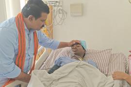 Guddu Mekam, the youth injured in the IED blast in Bijapur, Deputy Chief Minister Vijay Sharma, Chhattisgarh, Khabargali