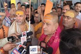 It is a sin to vote for a government which does not stop cow slaughter, Shankaracharya said - Make cow the mother of the nation, Bharat Bandh on 10th and Parliament march on 14th, Cow, Geeta, Ganga and religious conversion, Chhattisgarh, Khabargali