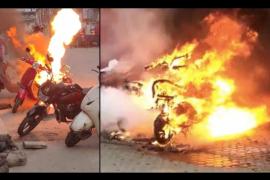 Sudden explosion in electric bike battery, e-vehicle, e-bike, electric motorcycle battery, fire, reasons for electric scooter fire, short circuit, news,khabargali