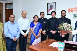 IAS officers of 2023 batch met Chief Minister Vishnudev Sai... cmvishnudev cgnews hindi news raipur news politics news cm vishnudev khabargali 