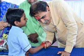 Rajesh Munat's big announcement in Mission School: Will invest the entire amount of MLA fund in the development of schools in Raipur West, former minister and senior BJP MLA Rajesh Munat, Raipur, Chhattisgarh, Khabargali