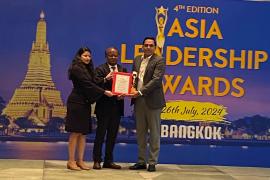 Abhijeet Sharma won the international leadership award of "Entrepreneurial Mentor of the Year", International Leadership Award of "Entrepreneurial Mentor of the Year" by "Asia Leadership Federation" in a grand ceremony held in Bangkok, Thailand, Chief Operating Officer, Incubation and Entrepreneurship at Kalinga University, Raipur, Raipur, Chhattisgarh, Khabargali