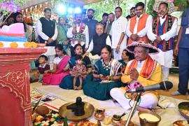 Appointment of 535 medical officers, Chief Minister Sai gave a big gift on Hareli festival, Chief Minister along with his family performed worship on Hareli festival, Chhattisgarh, Khabargali